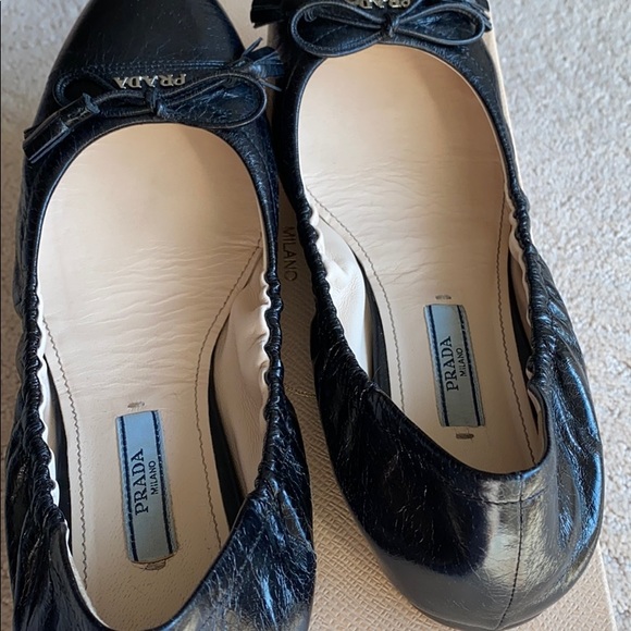 Prada Leather ballet flats - Picture 5 of 10